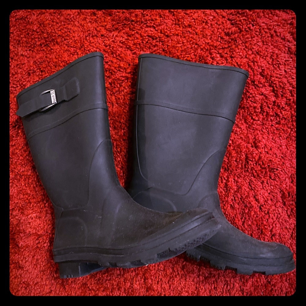 Kamik Kids raindrops boots NWOT slip-on sz 4